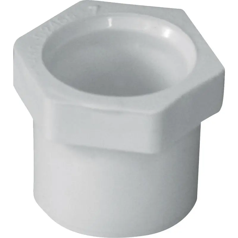 Charlotte Pipe 1-1/4 In. SPG x 1/2 In. Slip Schedule 40 PVC Bushing