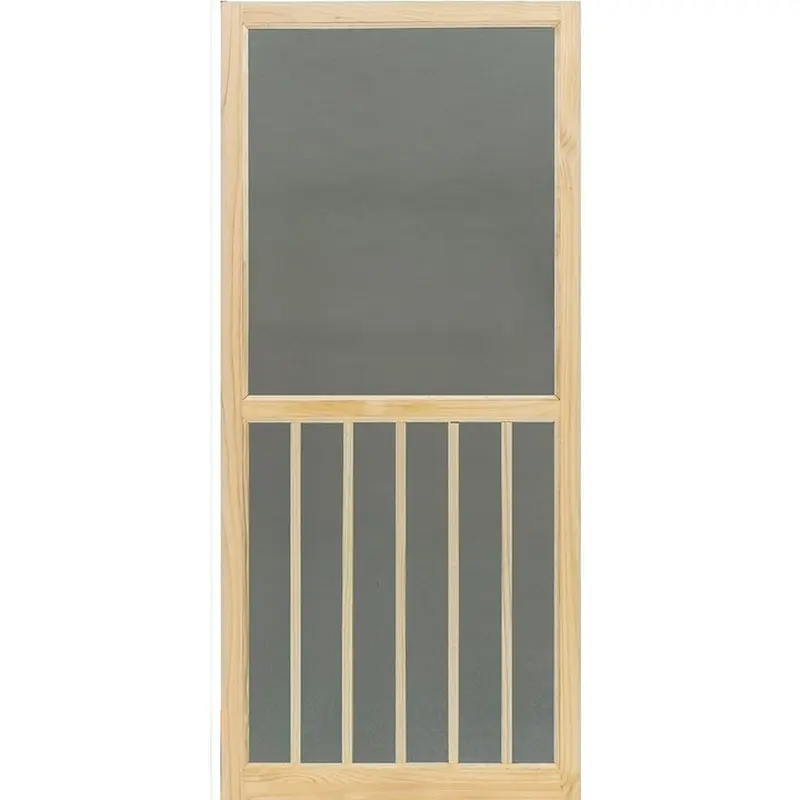 Kimberly Bay 1 in. x 36 in. x 80 in. 5-Bar Stainable Screen Door, Unfinished1" x 36" x 80"