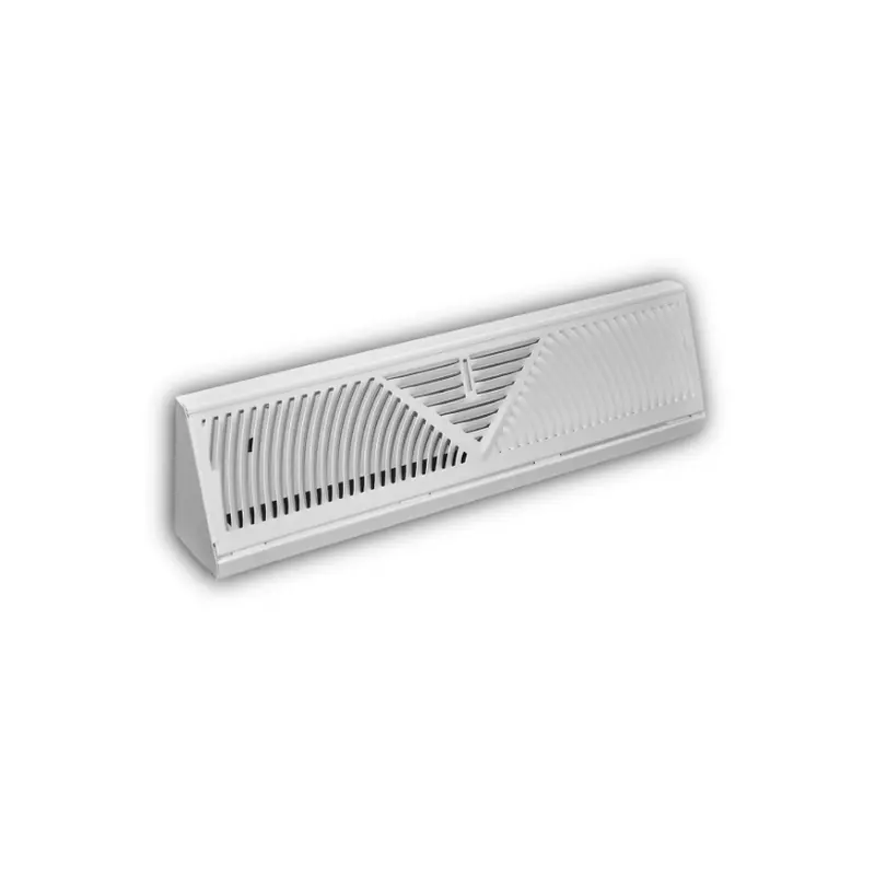 RectorSeal Long Stamped Sunburst Steel Baseboard Diffuser
