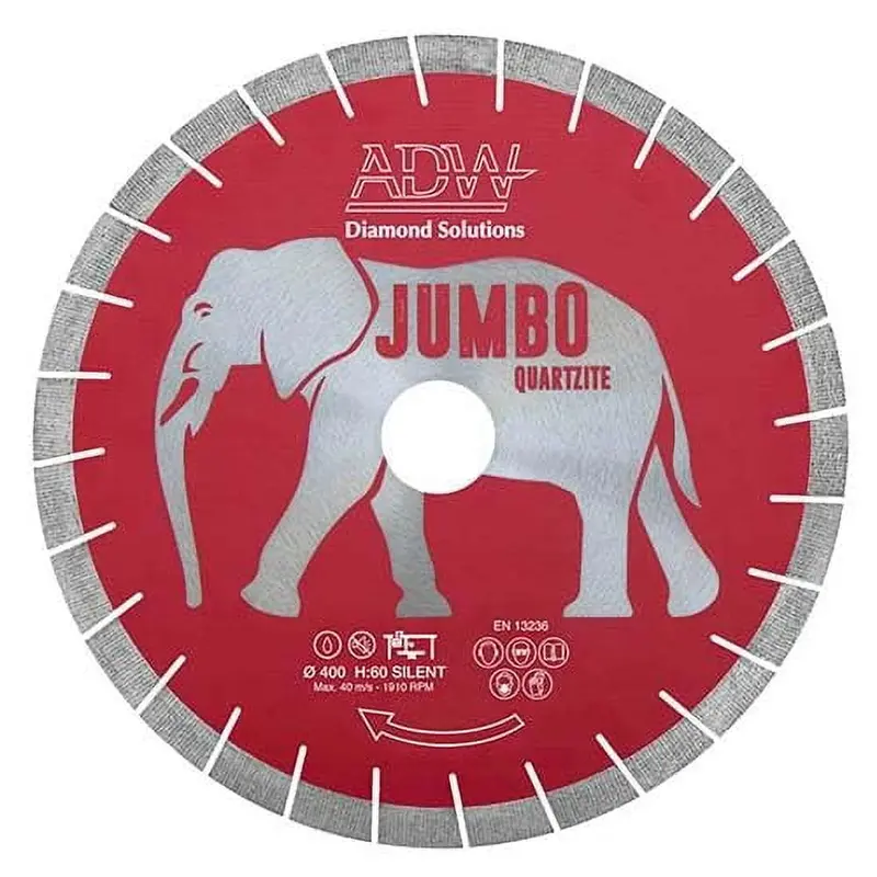 ADW Jumbo Docto Silent Bridge Saw Blade for Quartzite14"
