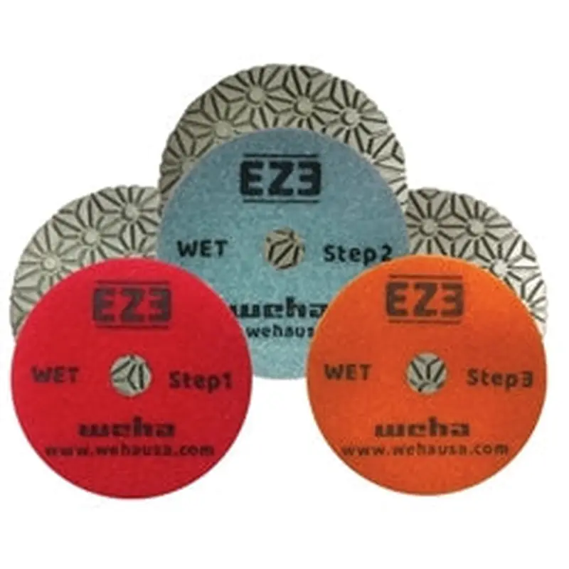 Weha 4 EZ3 3 Step Diamond Polishing Pads50 grit