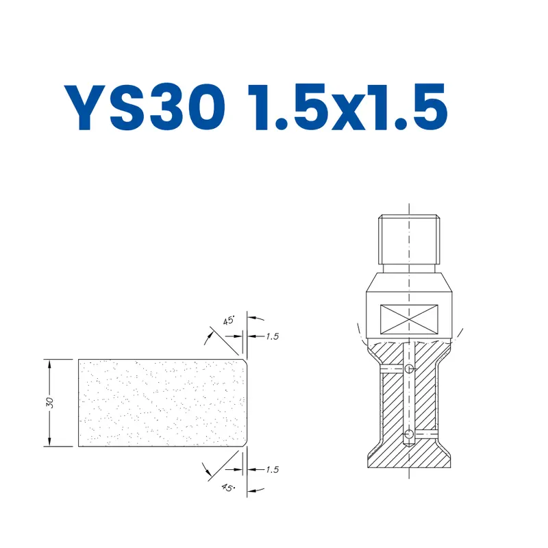 YS30 1.5x1.5 (30mm Double Chamfer 1.5x1.5)EHS Kit (All materials high speed) / 1