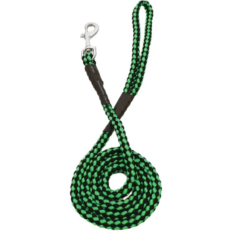Boss Pet PDQ 11331 Braided Lead, 48 in L, Green/Red/Yellow