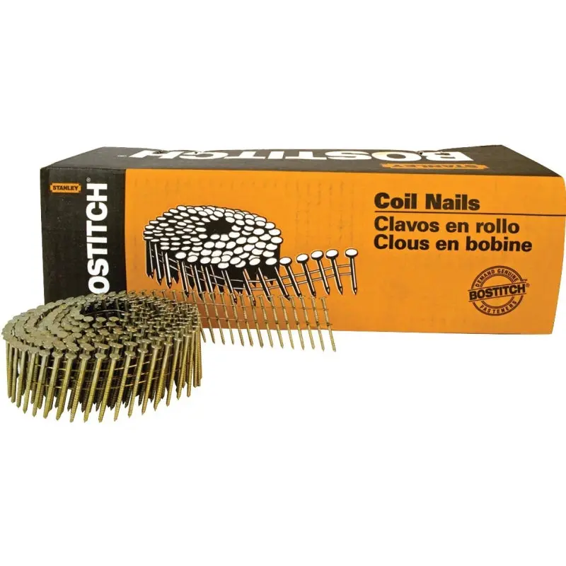 Bostitch C4R80BDG Siding Nail, 1-1/2 in L, Steel, Thickcoat, Ring Shank