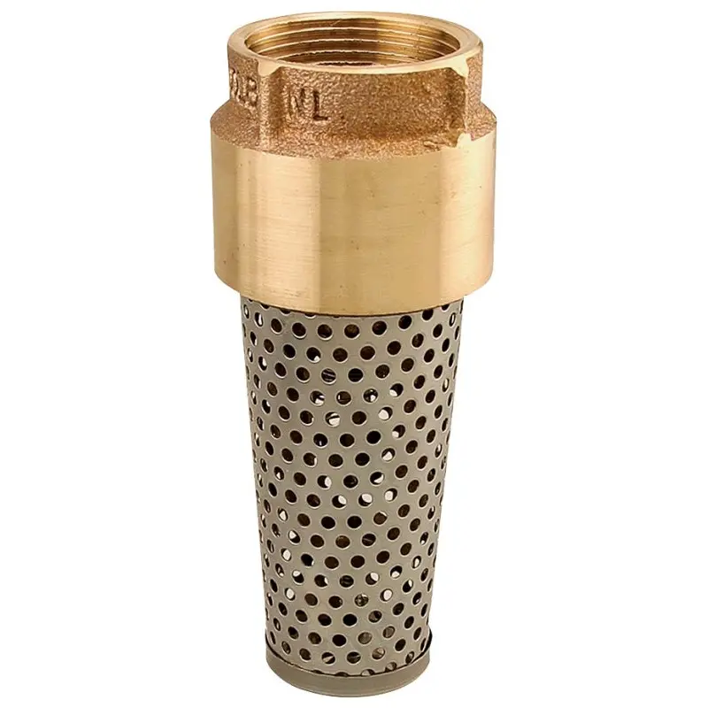 Boshart PENL-FV125 Foot Valve, 1-1/4 in Connection, 200 psi Pressure, Brass Body