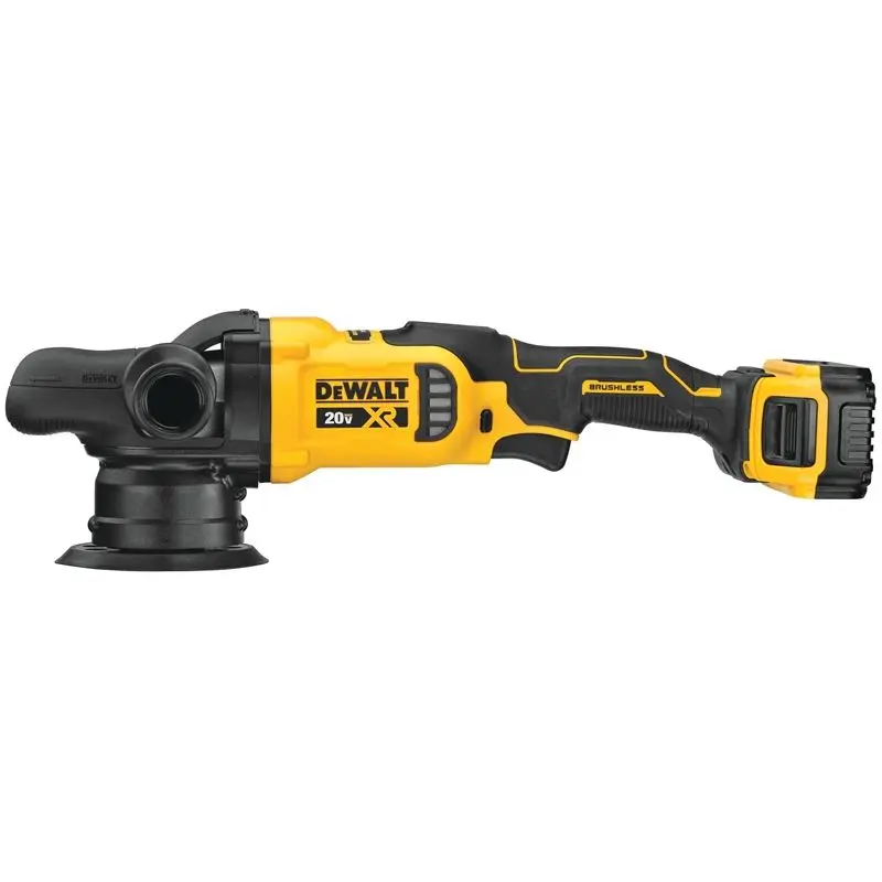 DEWALT DCM848P2 20V MAX* XR 5 in. (125mm) Cordless Variable Speed Random Orbit Polisher Kit
