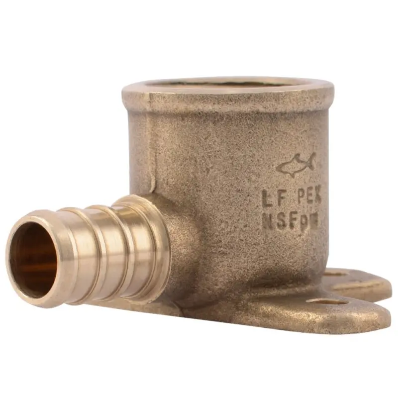 SharkBite UC334LFA Pipe Elbow, 1/2 in, Barb x FNPT, 90 deg Angle, 200 psi Pressure