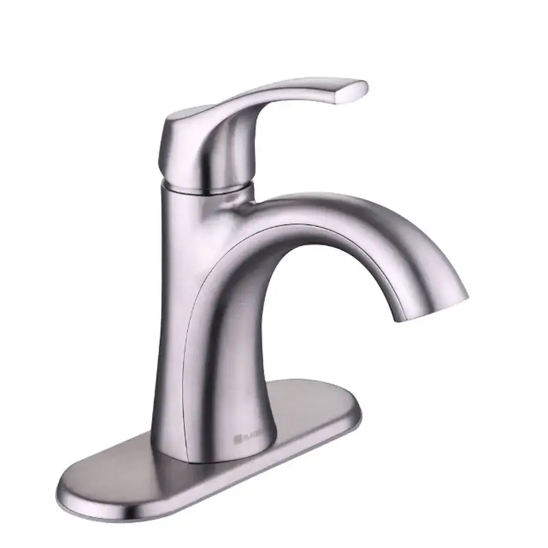 Arnette Single Handle Single Hole Bathroom Faucet in Brushed Nickel