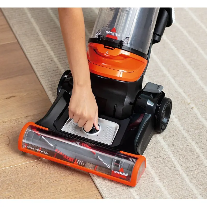 Bissell CleanView 1831 Vacuum Cleaner, Multi-Level Filter, 25 ft L Cord, Samba Orange