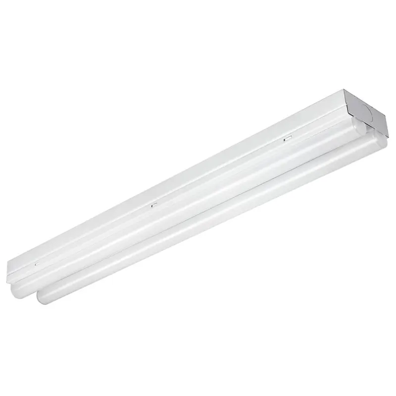 2 ft. 120-Watt Integrated LED Cool White (4000K) Linear Dual Strip White Flush Mount Strip Light Fixture2.3 / each