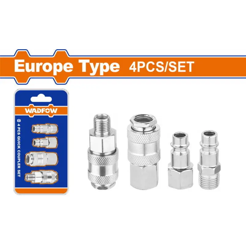 Wadfow 4 Pcs Air Coupler Set