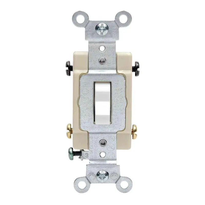 20 Amp 4-Way Preferred Toggle Switch, WhiteWhite / 0.17 / Single