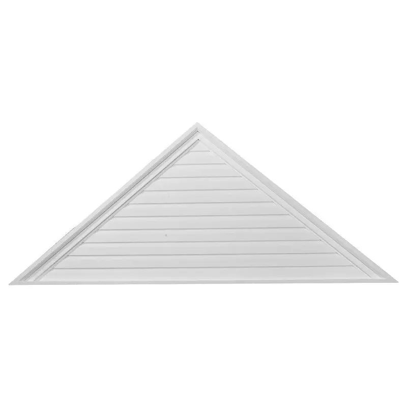72 in. x 18 in. Triangle Primed Polyurethane Paintable Gable Louver Vent4.78 / each