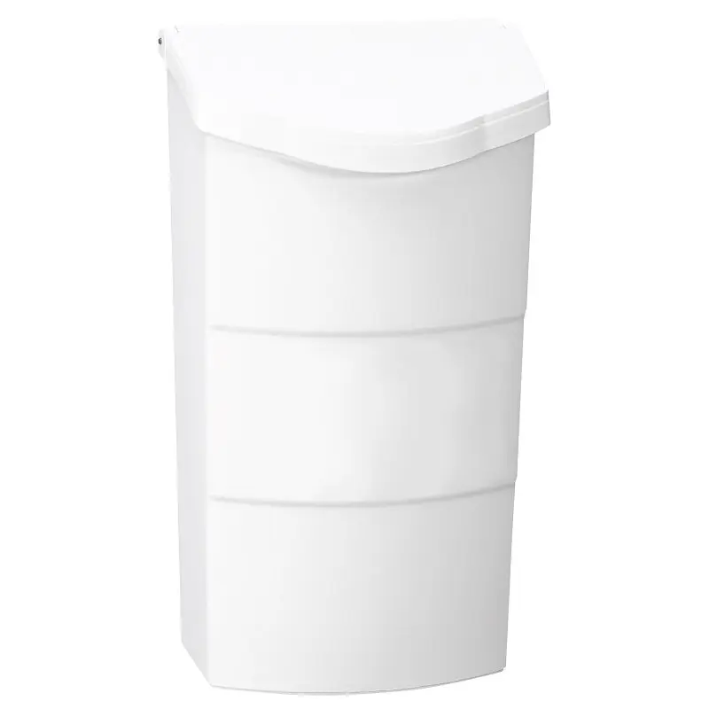 Pro-Df P57000 Standard Mailbox, 440 cu-in, Plastic, Textured, White, 8-1/4 in W, 4 in D, 13-3/4 in H