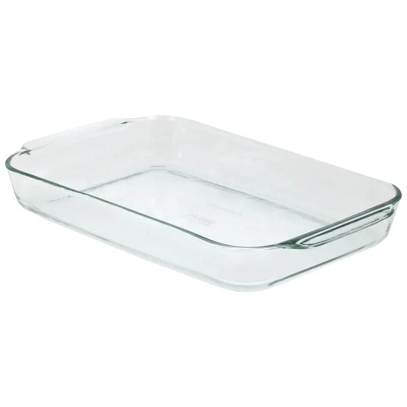 Pyrex 6001040 Baking Dish, 4.5 L, Glass, Red