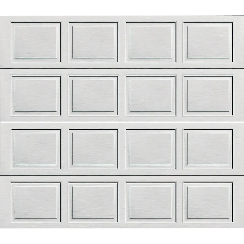 Wayne Dalton 8000 Garage Door, 8 ft W Door, 7 ft H Door, Steel Door, White