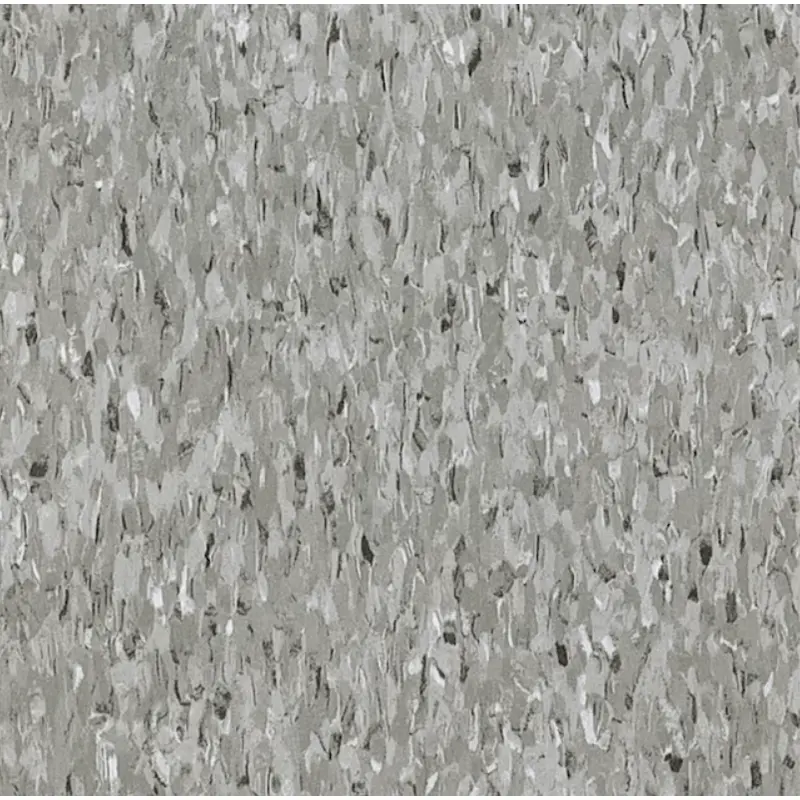 Armstrong Flooring (Sample) Imperial Texture Field Gray Water Resistant Speckle Glue (Adhesive) VCT Tile