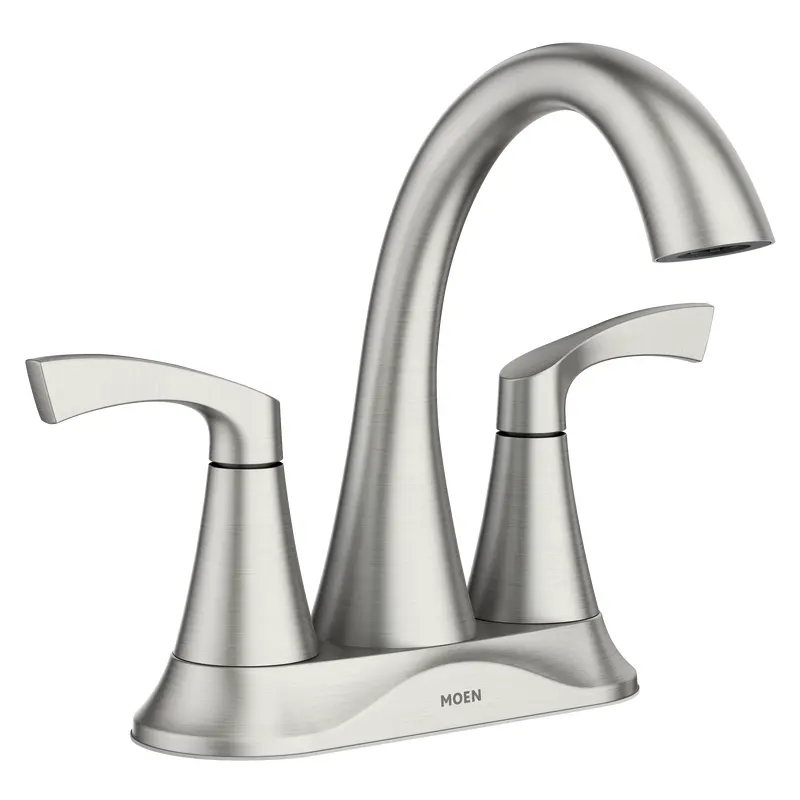Korek Two-handle Centerset Bathroom Sink FaucetChrome