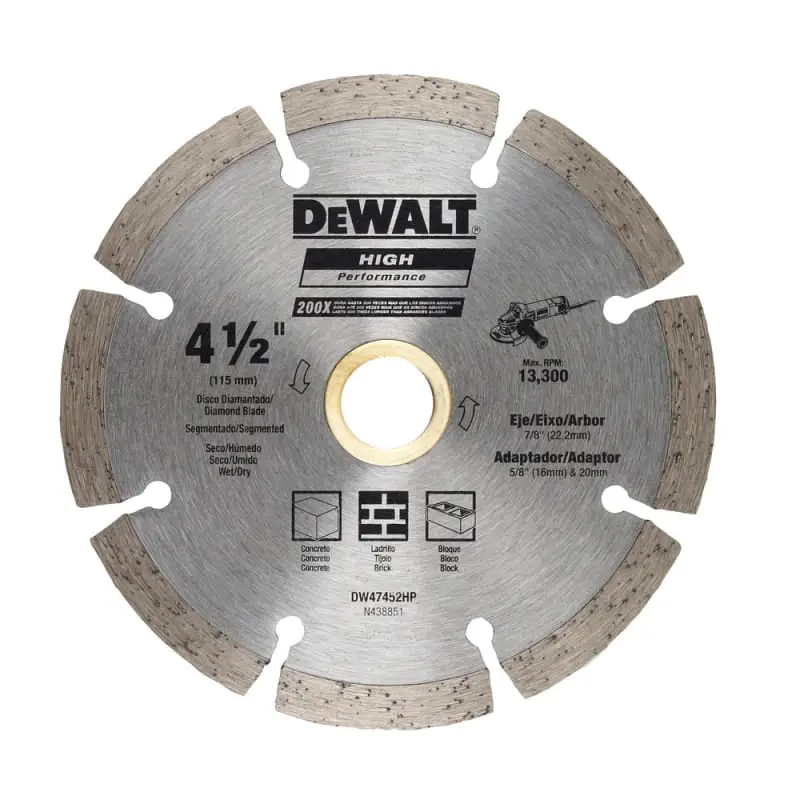 Segmented Rim Diamond Blade 4 1/2" | 115mm