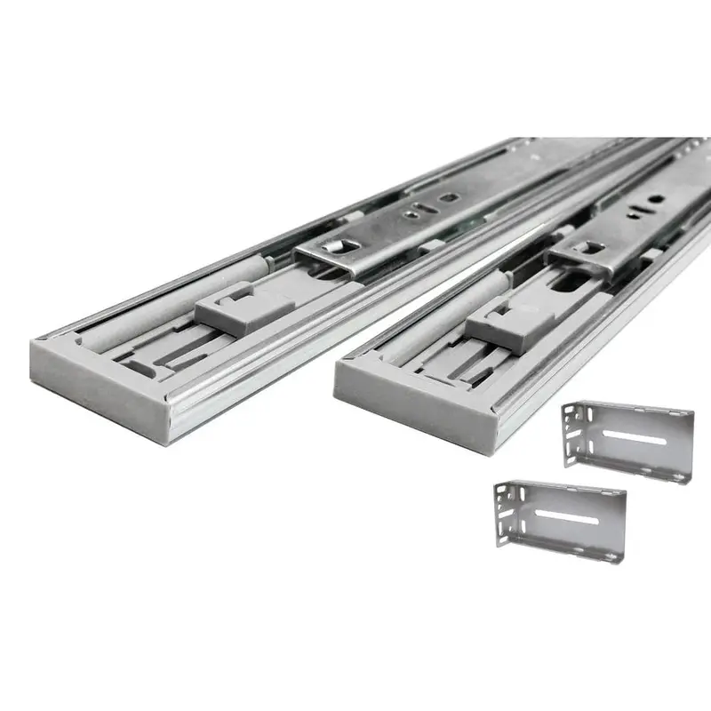 20 in. Full Extension Ball Bearing Side Mount Soft Close Drawer Slide with Rear Bracket Set (8-Pair)24 / 8 / 20.0