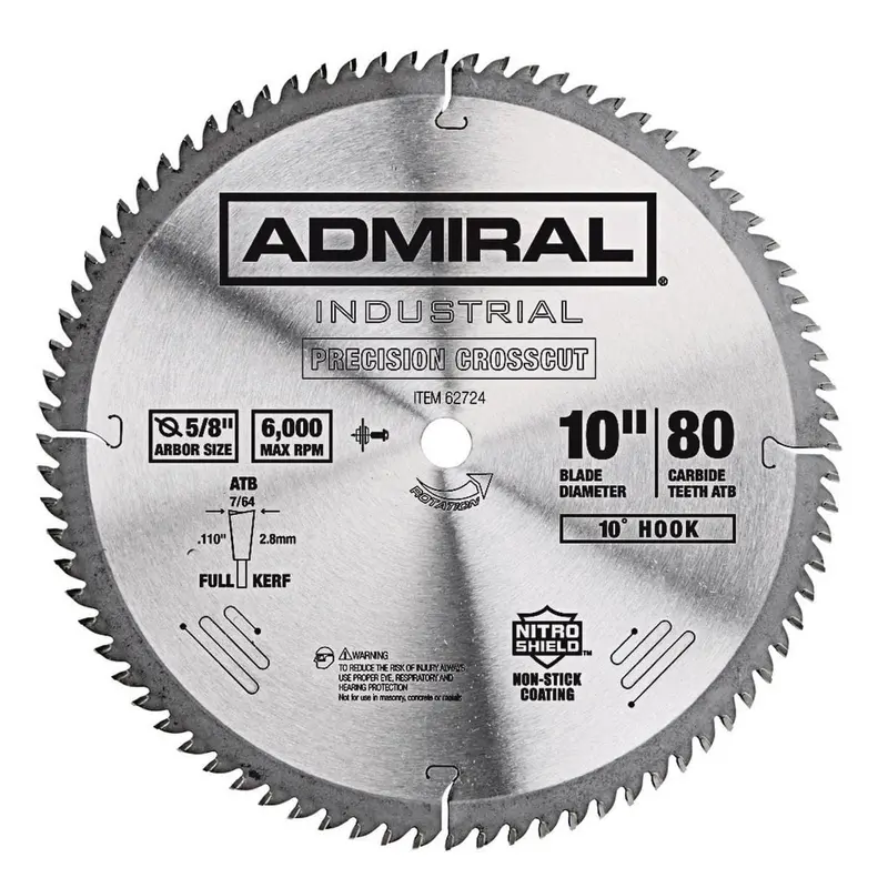 10 in. 80T Fine Cut Circular Saw Blade