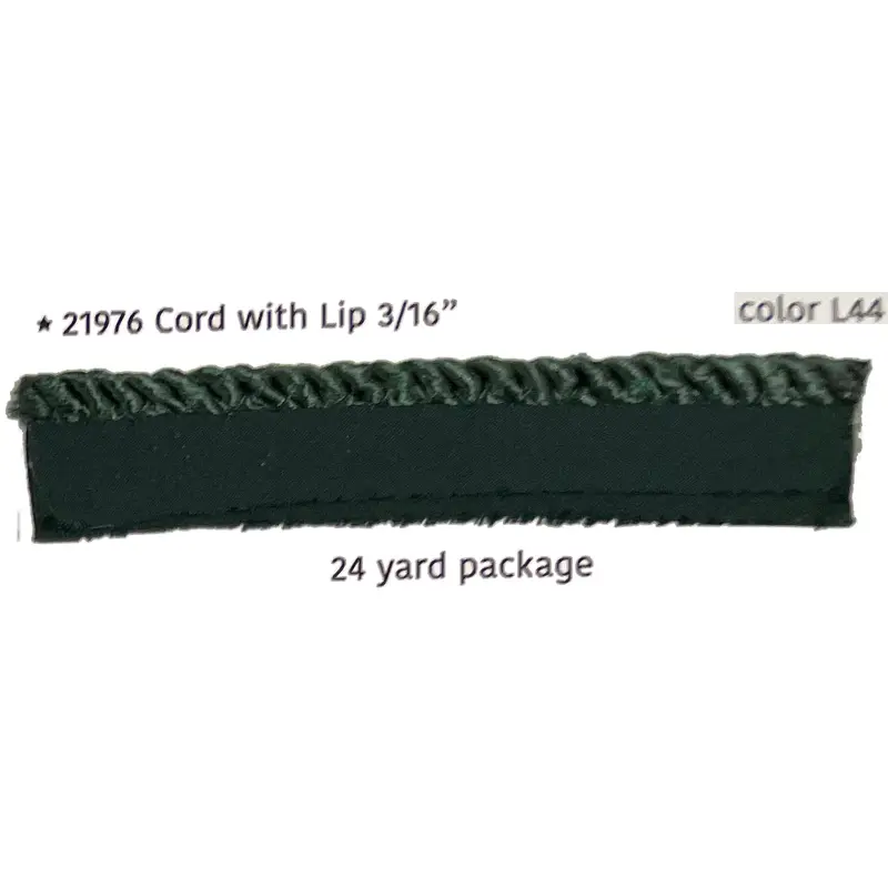Conso Twisted Cord With Lip 3/16" - 24 Yards - Various Colors #21976A01- White