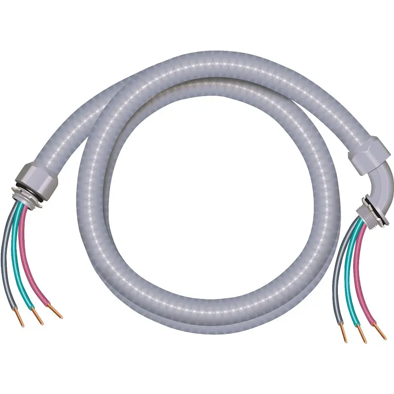 Southwire 55189407 Flexible Whip, 10 AWG Cable, Copper Conductor, THHN Insulation