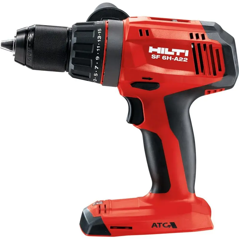 22-Volt Lithium-Ion Cordless 1/2 in. Hammer Drill Driver SF 6H-A with Active Torque Control (Tool-Only)3.4 kg / each
