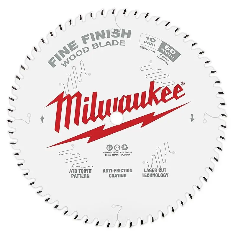 48-40-1028 10 in. 60T Fine Finish Circular Saw Blade