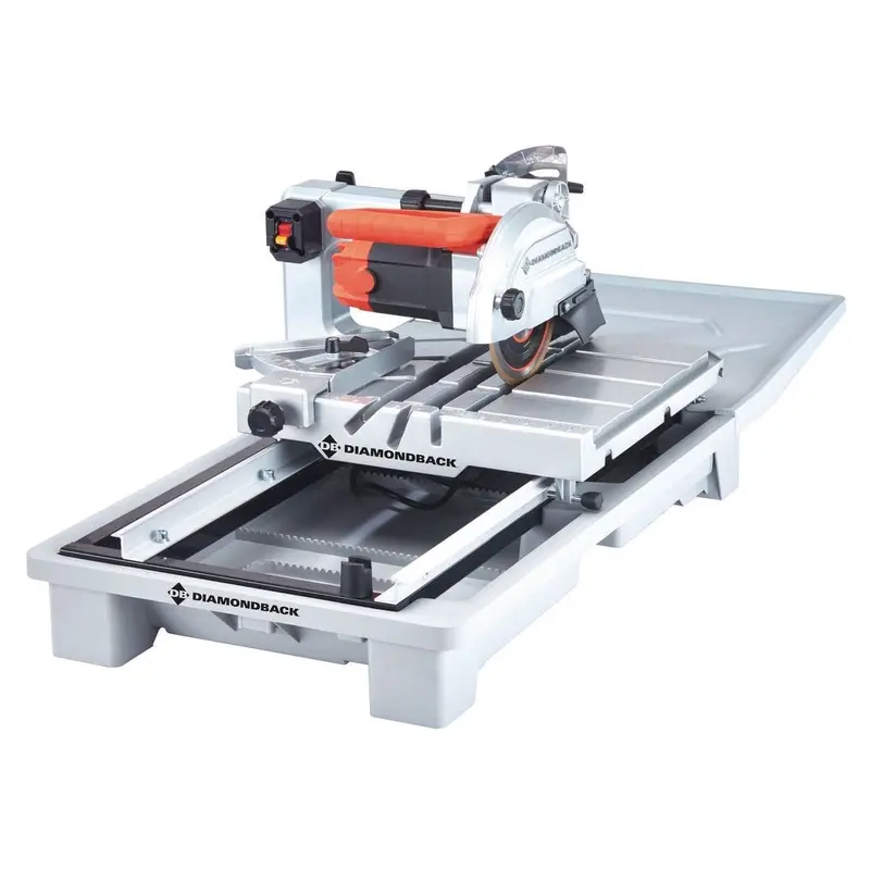 7 in.  Heavy Duty Wet Tile Saw with Sliding Table