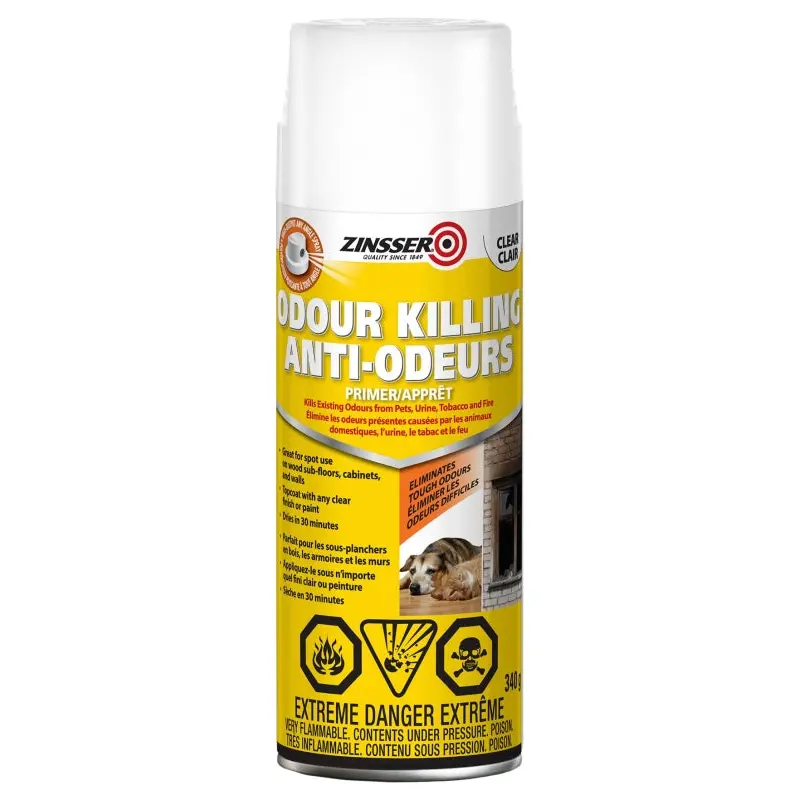 Rust-Oleum 320240 Odor Killing Primer, White, 340 g, Can