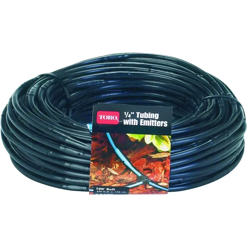 Toro 53640 Drip Tubing, Polyethylene, Black, For: Blue Strip Drip 1/4 in Fittings