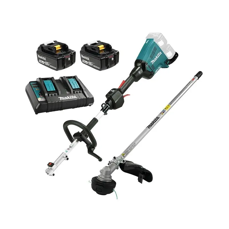 Makita DUX60PTM5X 18VX2 (36V) Li-Ion (5.0 Ah) Brushless Split Shaft Power Unit w/ Line Trimmer Attachment (EM405MP) Kit