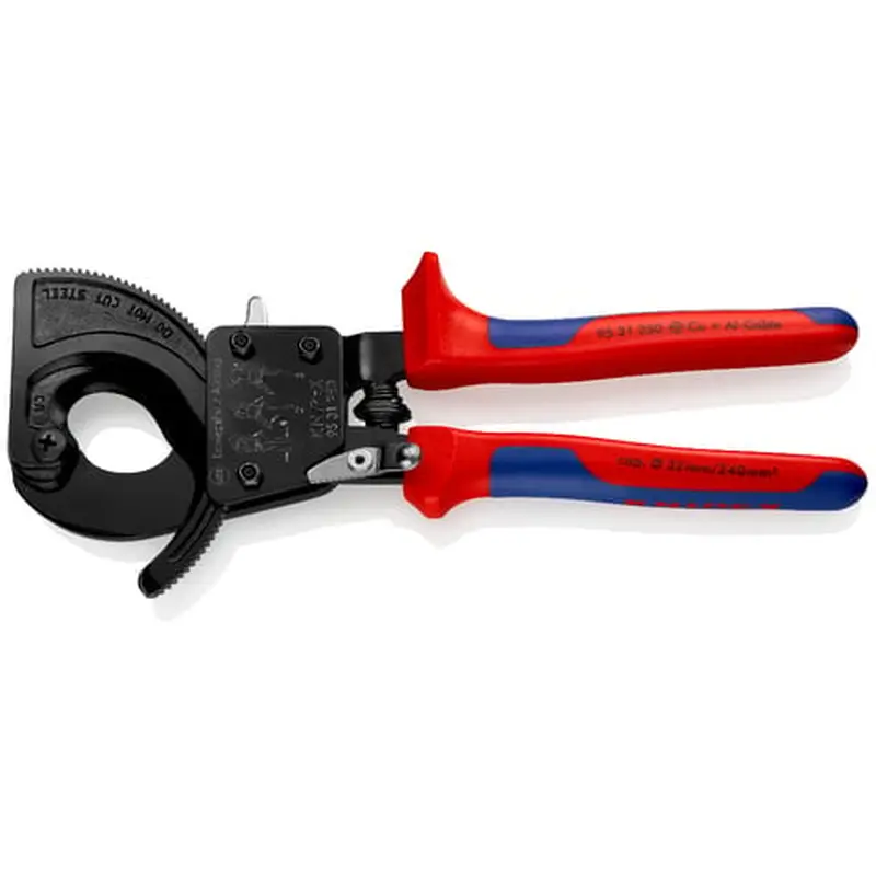 KNIPEX Cable Cutter with Ratchet Action (250 mm)