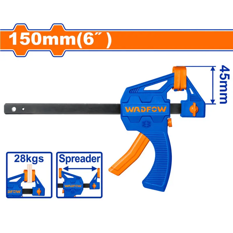 Wadfow Tools Quick Bar Clamp 6"