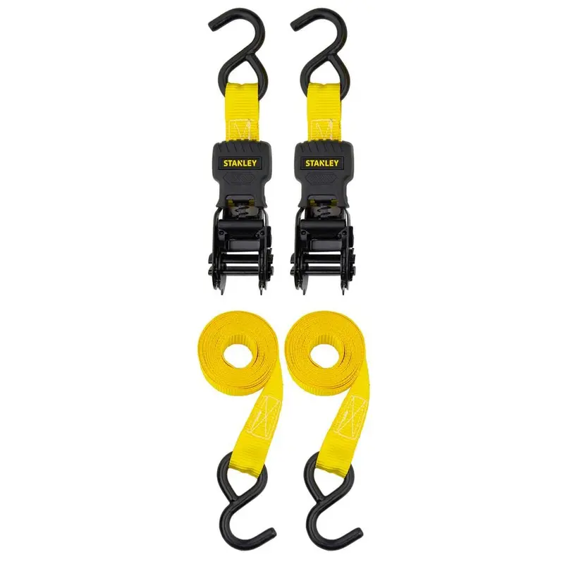 1 in. x 12 ft. x 1500# Ratchet Straps (2-Pack)