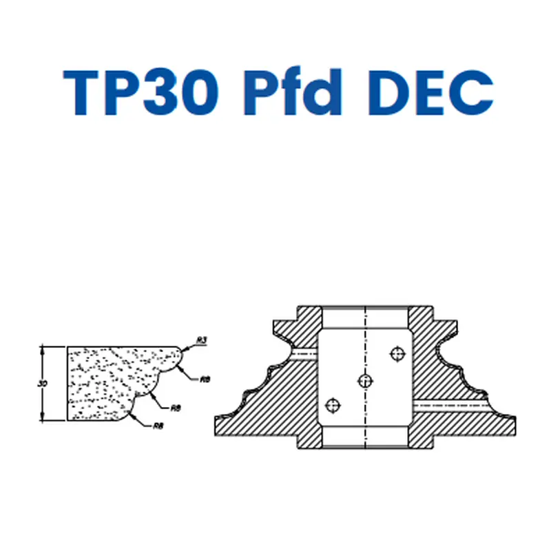 TP30 PFD DEC(30mm Closed Triple Pencil (Waterfall) - Line 60 (Bore 35))EHS Kit (All materials high speed) / Breaker
