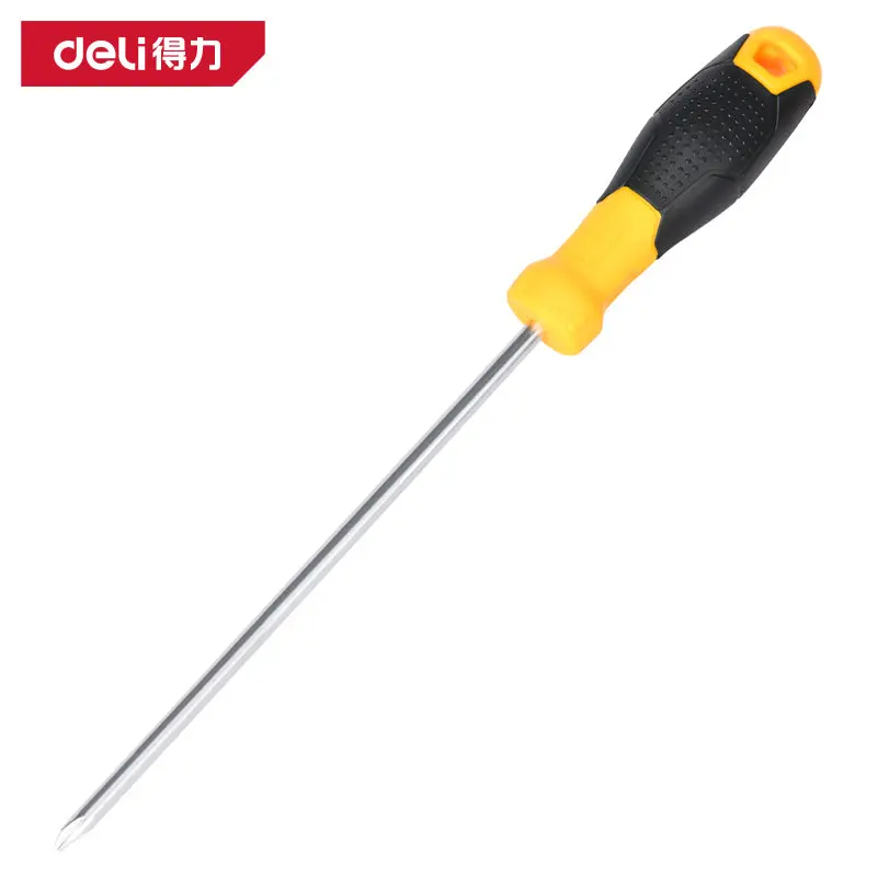 Deli Tools DL636200 Torpedo Handle Phillips Screwdriver PH2x200mm SUP11 (Yellow) (Piece)