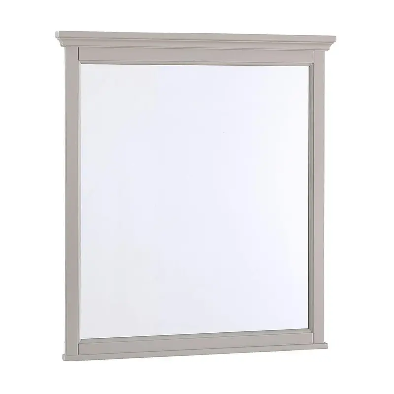 28 in. W x 32 in. H Framed Rectangular  Bathroom Vanity Mirror in GreyGrey / 11.88