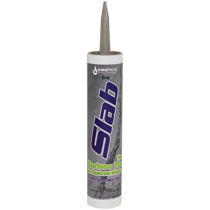 Sashco 16210 Crack Repair Sealant, Gray, 10.5 oz, Cartridge