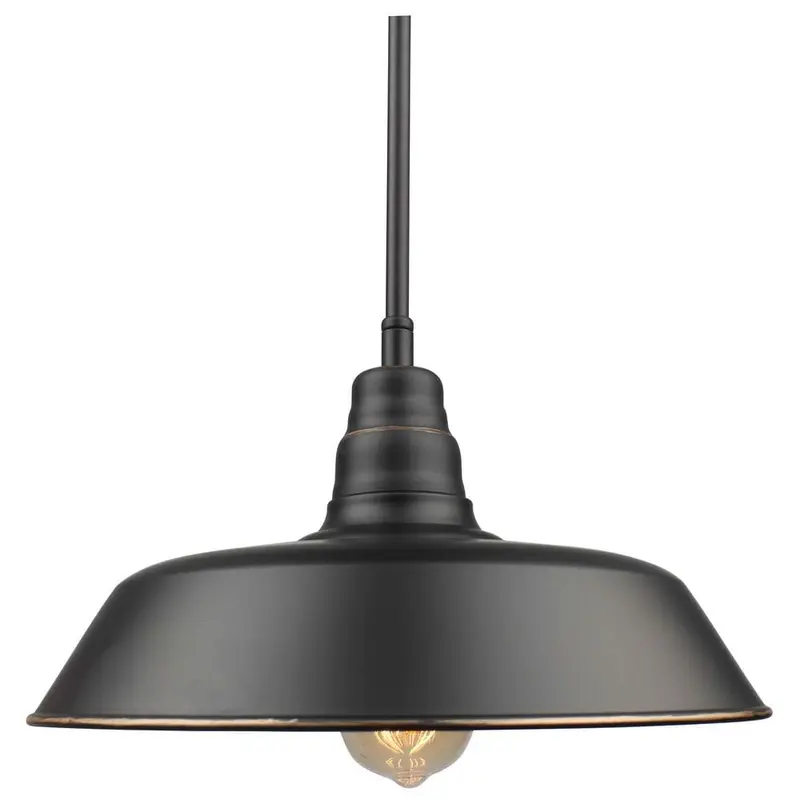 Aurora 1-Light Imperial Black Outdoor Pendant Lighteach