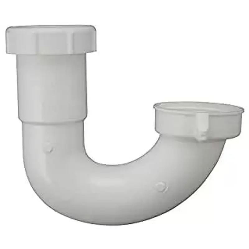 Plumb Pak Sink Trap J-Bend For Use With Elbow Outlet Connects To 1-1/2 X 1-1/4 I.P.S. Elbow1-1/2 x 1-1/4