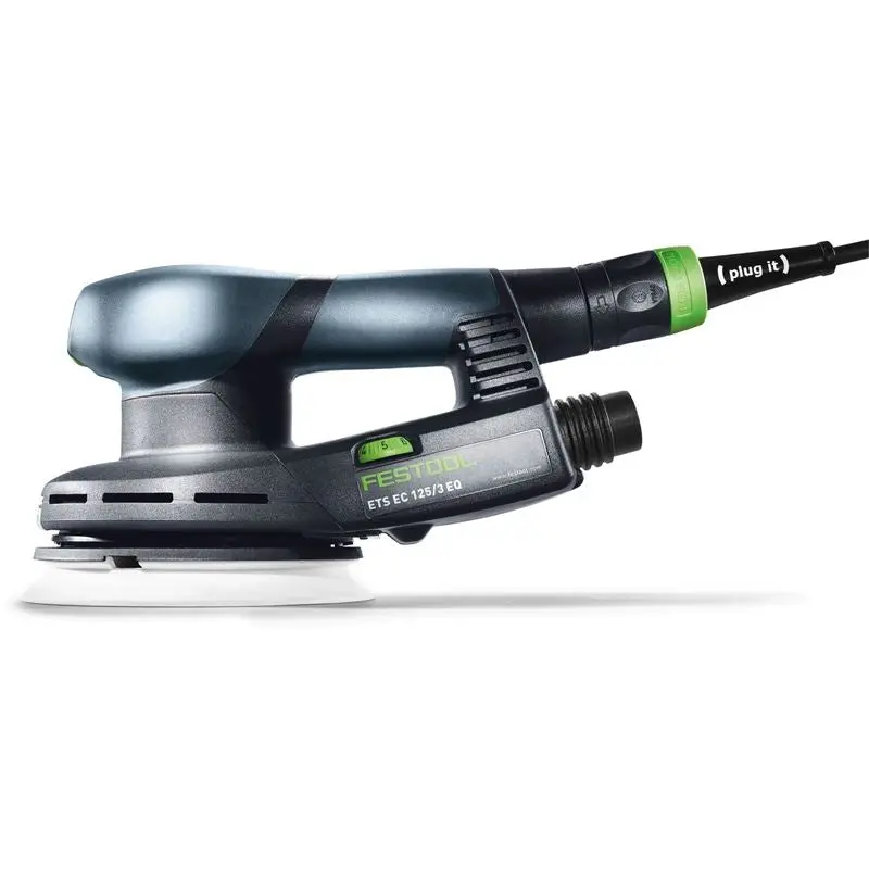 Festool 576340 ETS EC 125/3 EQ 125mm (5in) Compact Brushless Finish Sander w/ Systainer
