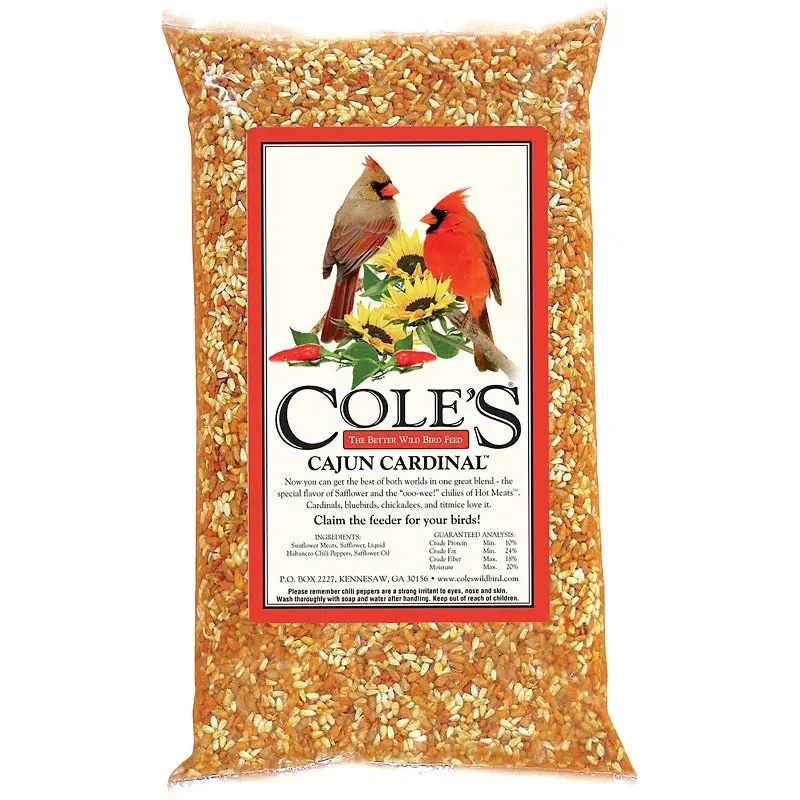 Cole's Cajun Cardinal Blend CB20 Blended Bird Seed, 20 lb Bag