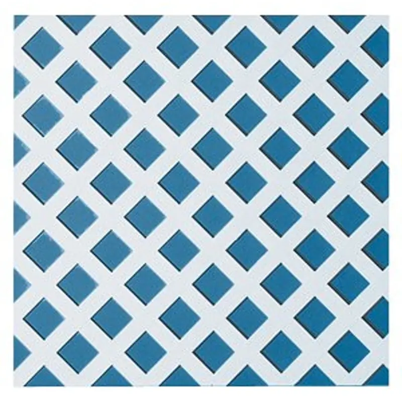 UFP 275429/148262 Lattice Panel, 2 ft W, 8 ft H, PVC, White