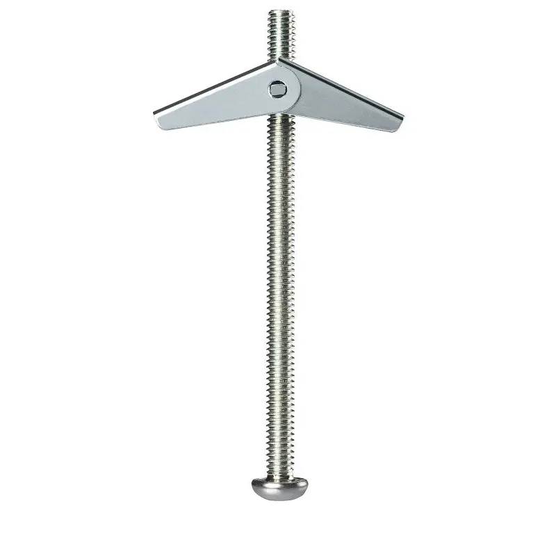 COBRA ANCHORS 081Y Spring Toggle Bolt, 2 in L, Steel, 68 lb