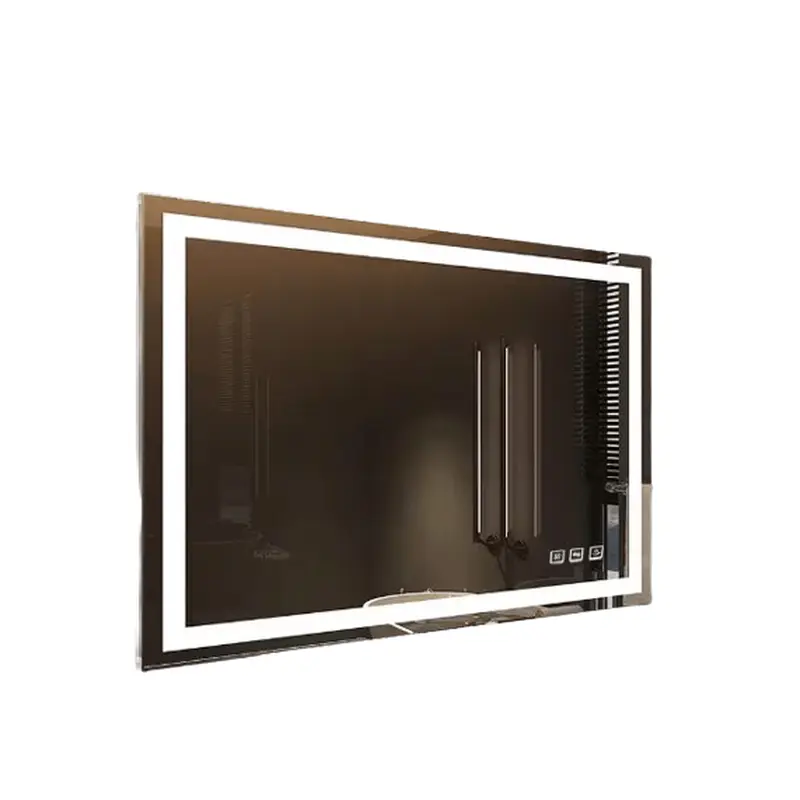 48 in. W x 36 in. H Large Rectangular Frameless LED Light Anti-Fog Wall Bathroom Vanity Mirror Super Bright