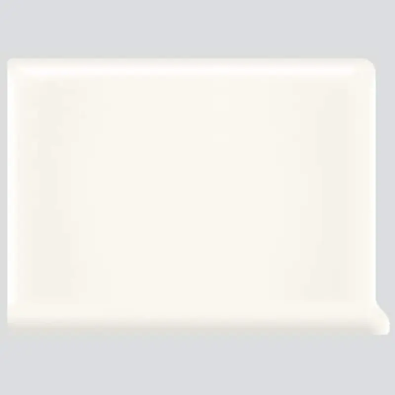 American Olean Bright White Ceramic Cove Base Tile (6-in x 6-in)