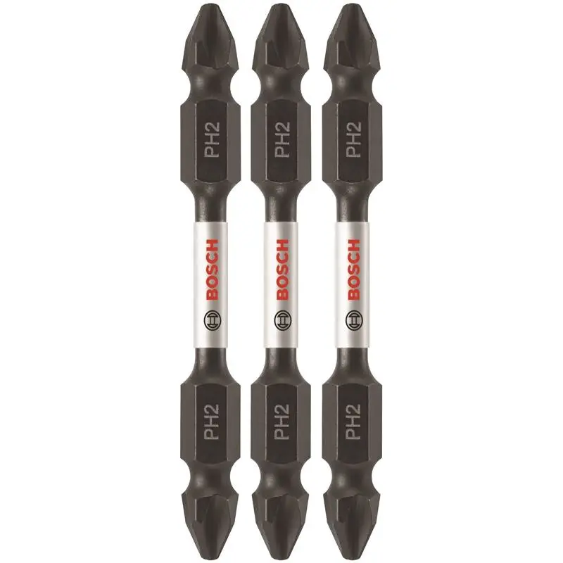 Bosch | ITDEPH22503 3 pc. Impact Tough 2.5 In. Phillips #2 Double-Ended Bits