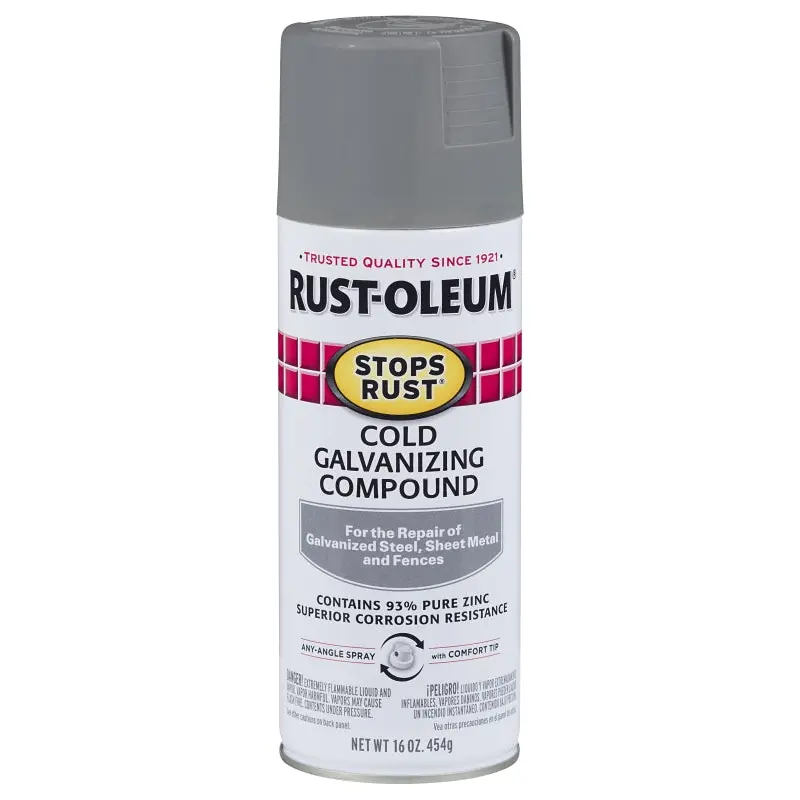 Rust-Oleum 7785830 Galvanizing Compound, Gray, Matte, 16 oz